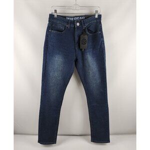 SOLD OUT Vintage Genes Black Jeans Mens 30x30 Blue Slim Fit French Denim NWT